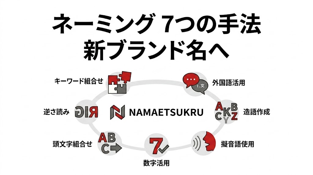 ネーミングの基本的な7つ手法