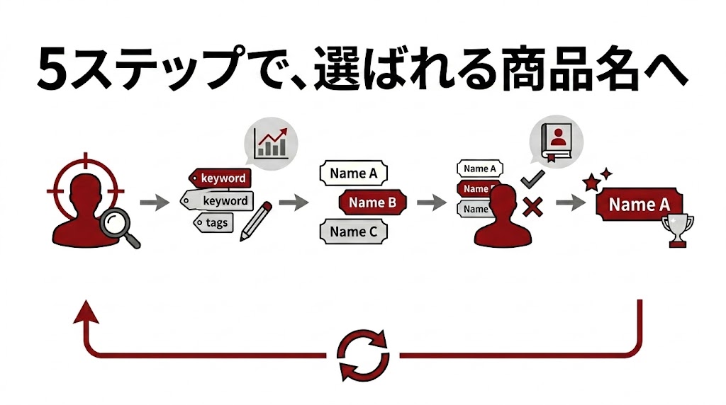ネーミング作業の流れ
