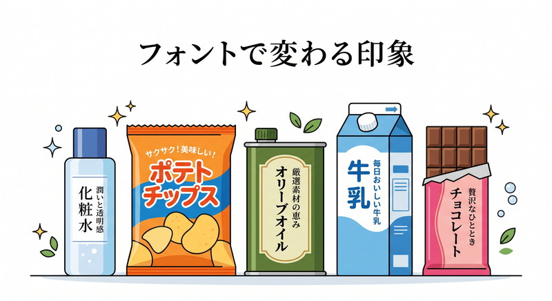 フォントで変わる印象